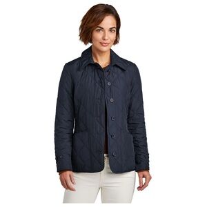 Brooks Brothers Women's Navy Quilted Jacket